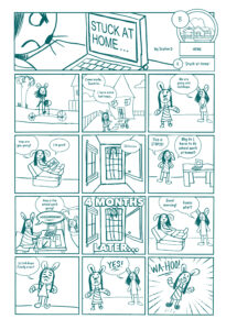 "Stuck at Home" by Sophie D.