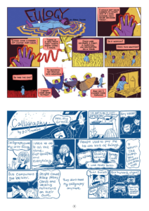 From top: "Eulogy" by Nina Dakin; "Calligraphy" by G.J. Craddock