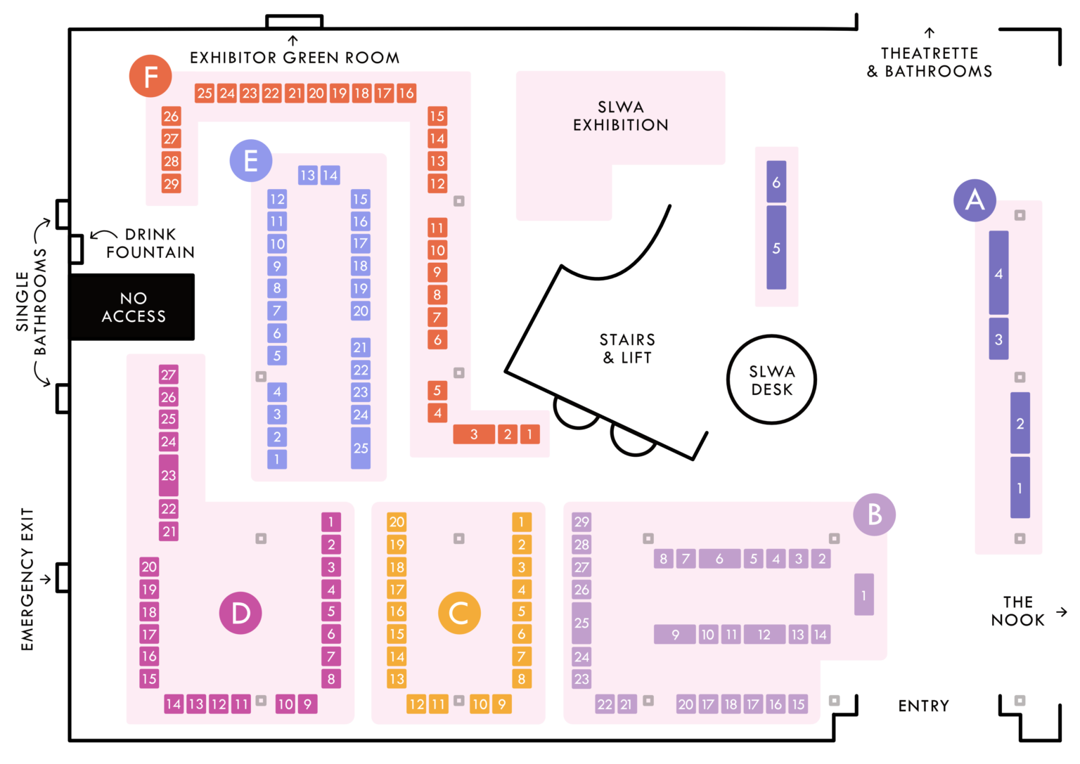 2025 Market Hall Directory - Perth Comic Arts Festival